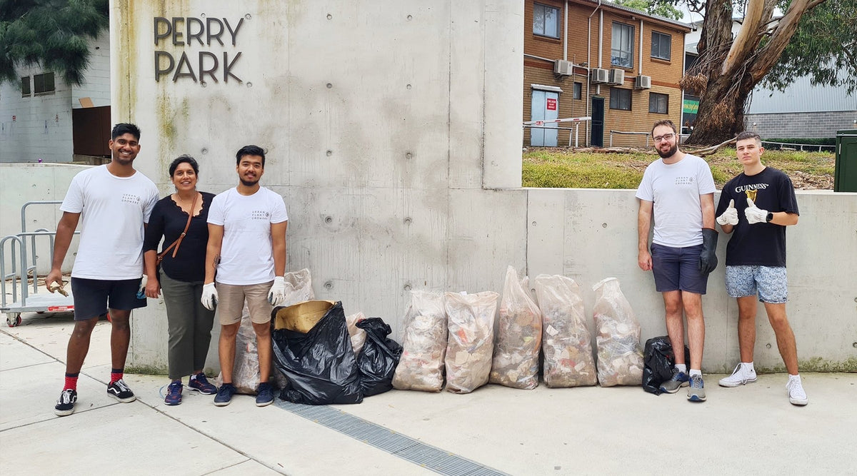 Urban Plant Growers team on Clean Up Australia Day