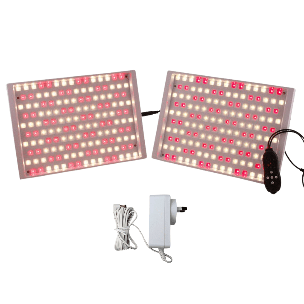 Full spectrum LED light panels with easy clip magnets for the Sun Shelf 2