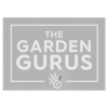 garden gurus logo black and white