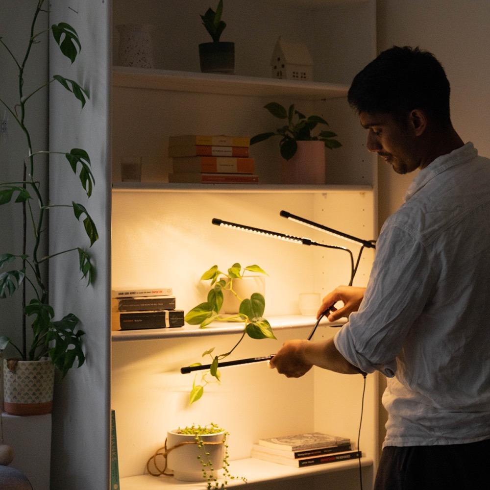 Full Spectrum Indoor Plant Grow Light | Grow Lamp - gathera