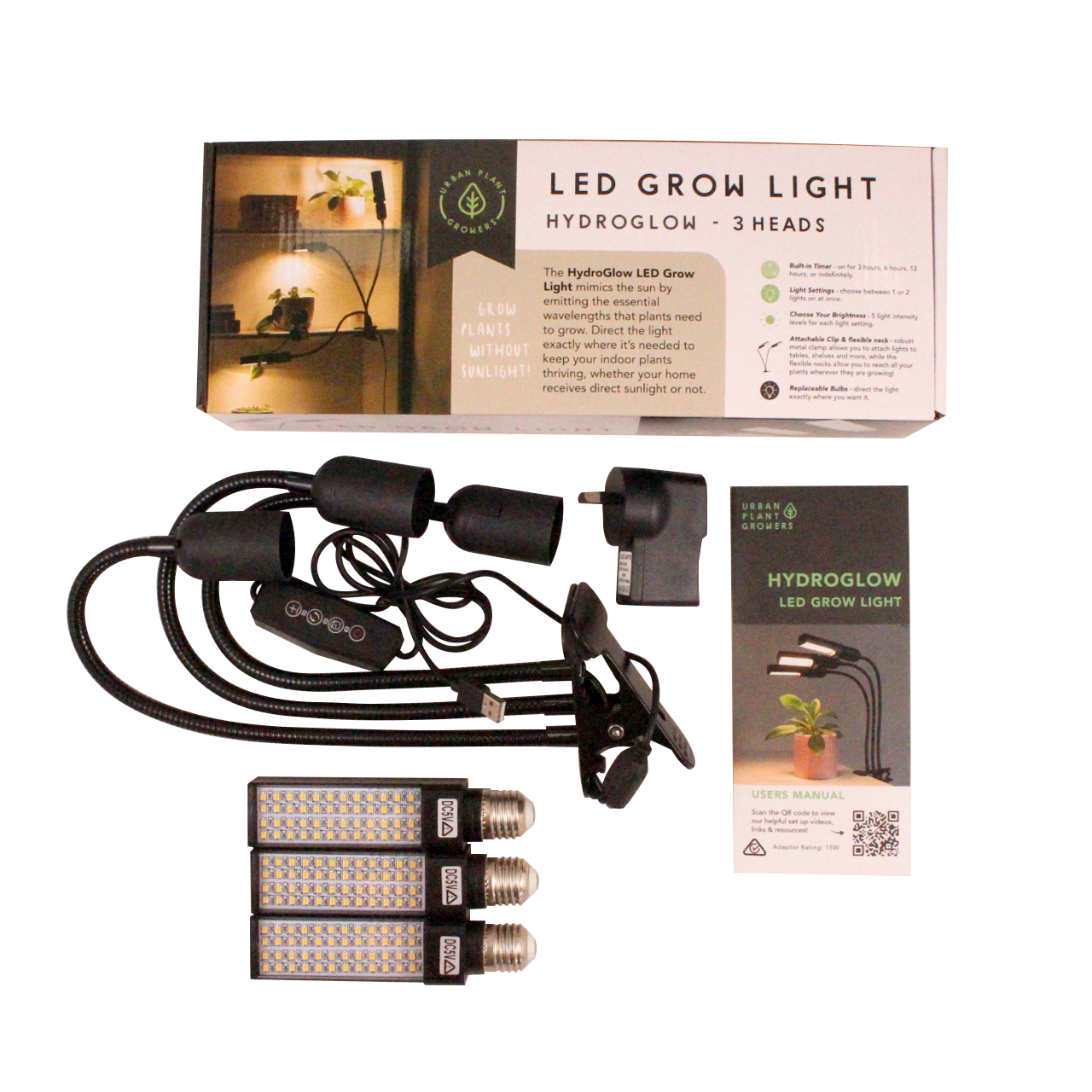 Clip-on HydroGlow LED Grow Light