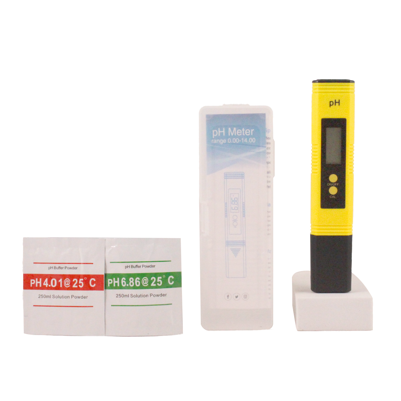 pH meter for hydroponic plant growing